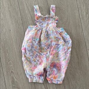 Stella McCartney Pastel baby Romper cotton & silk girls size 6 months